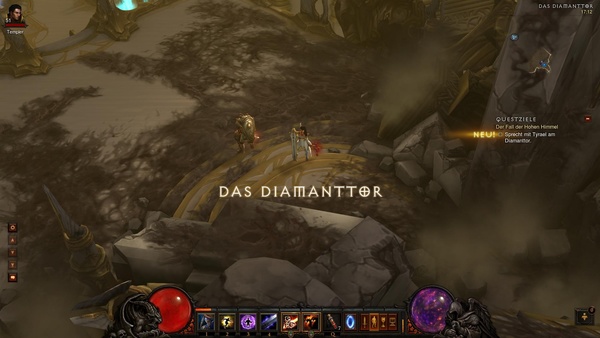 Diablo 3 - Komplettlösung : Nach dem dritten Akt landen wir beim Diamanttor.