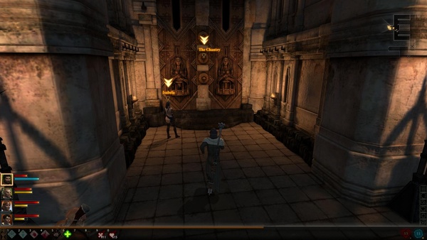 Dragon Age 2 : Hawke folgt Isabela in die Kirche.