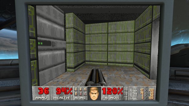 The WAD files of the old Doom parts contain all important data such as maps and sprites.